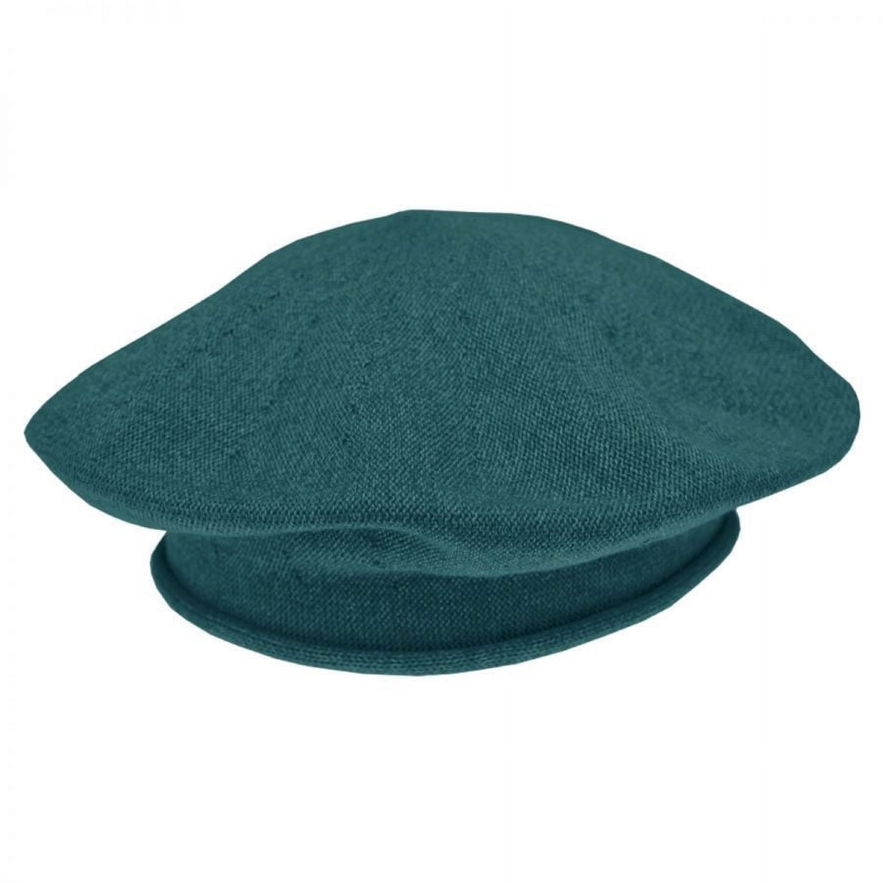 3435 Beret For Women 100% Cotton Solid (green) Bon Chic main image 3