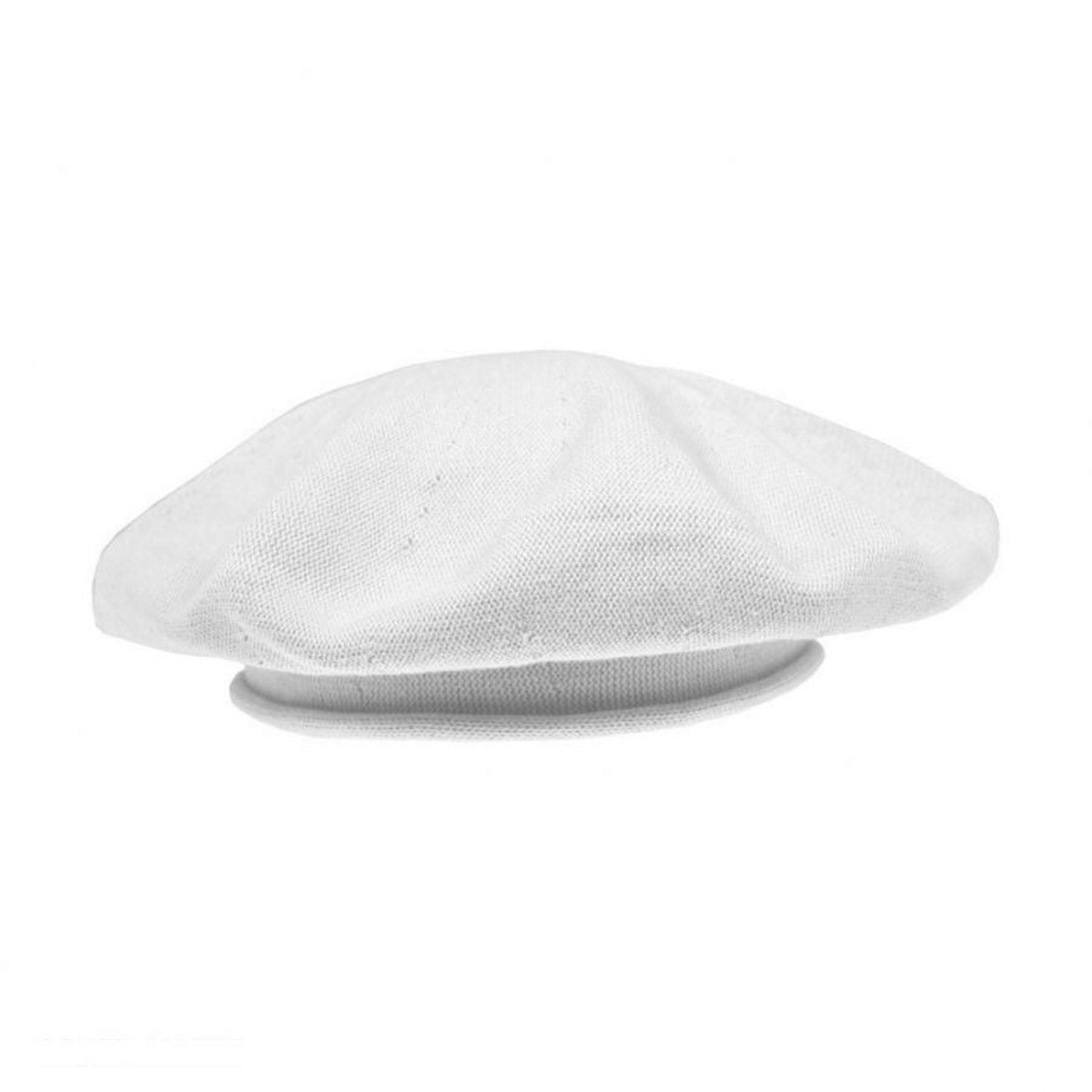 Cotton Beret - 11.5 inch Diameter - ONE SIZE FITS MOST 