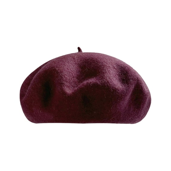 Cotton Berets for Women Wool Beret Hat French Beret Cap Winter Artist Painter Hat Solid Color For Women Women'S Beret Hat French Artist Cap Solid Color Wool Casual Classic, Women's Accessories Berets