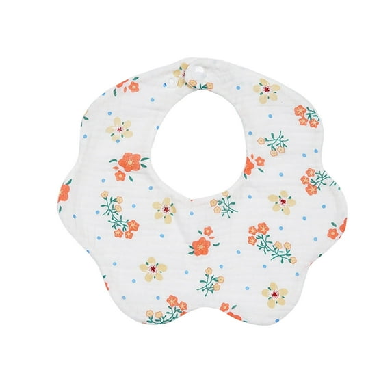 Cotton Bib 6-layer Cartoon Pattern Baby Feeding Towel Comfortable Saliva Towel Newborns Burping Cloth for Boy Girls