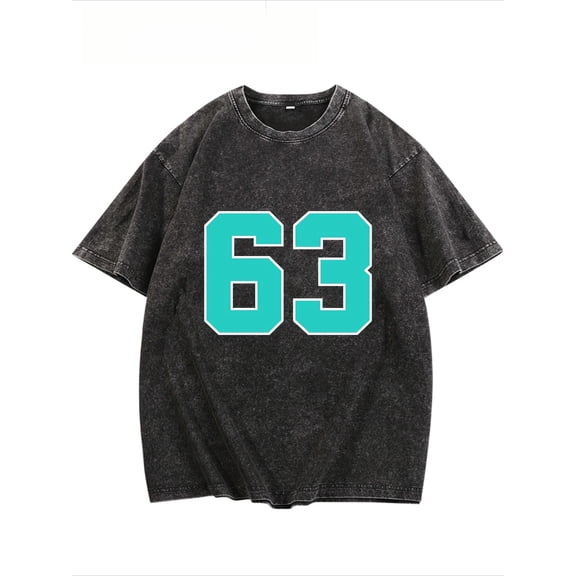 Cotton Black Tee Street Fashion T-Shirt Top Oversized Trendy Graphic Fashion Casual Comfortable S-2XL Plus Size