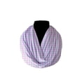 thumbnail image 1 of Cotton Blend Infinity Scarf Very Small Gingham 1/8th Inch Checkered Print, 1 of 1