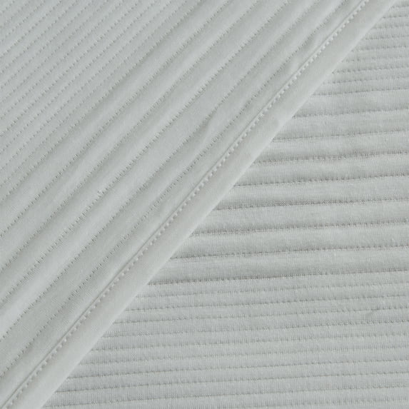 Great Bay Home Cotton Blend Jersey Knit Quilt & Sham Set Twin / Twin XL, 2 Pieces