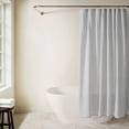 thumbnail image 1 of Cotton Blend Striped Shower Curtain by Comfort Canopy, 72" x 72", Classic Navy, 1 of 6