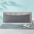 thumbnail image 1 of Cotton Body Pillow Case with Zipper Long Body Pillow Cover for Adult for Bed, Gray, 20"x54", 1 of 4