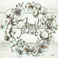 thumbnail image 1 of Cotton Boll Family Wreath Poster Print by Tre Sorelle Studios, 1 of 2