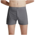 thumbnail image 1 of Cotton Boxer Shorts for Mens Ultra Soft Textured Athletic Stretch Loungewear Lounge Breathable Underwear Sleepwear, 1 of 5