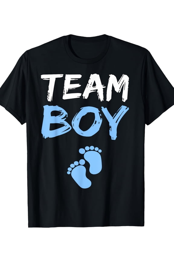 % Cotton Boy Gender Reveal Shirt - Soft Boy Announcement Outfit with Lettering (Boy/Boy), Loose Short Sleeve for Teen Shower, Gender Reveal, Casual Wear - Machine Washable & Dry Cleanable