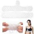 thumbnail image 1 of Cotton Bra Liners To Absorb Sweat 3 Layer Reusable Washable Under Bra Pads Sweat Liners for Women Sweating Supplies, White 3/2/1PCS, 1 of 8