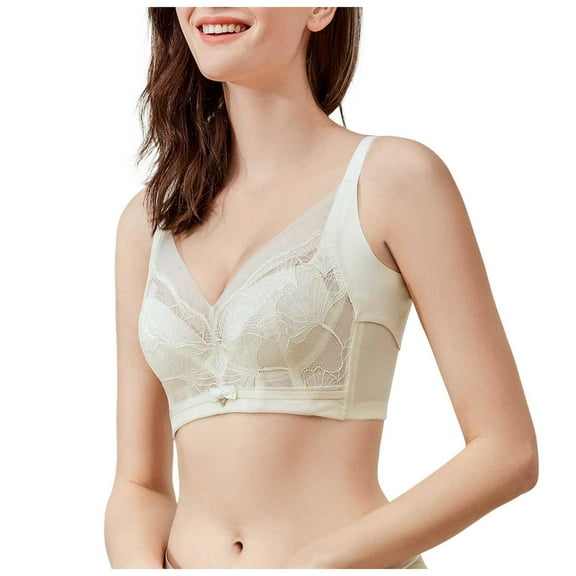 Cotton Bras For Women Wirefree Size 36 Wireless Support Shaper Full Coverage Bra Everyday Bras Soft Light Comfort Bras for Women