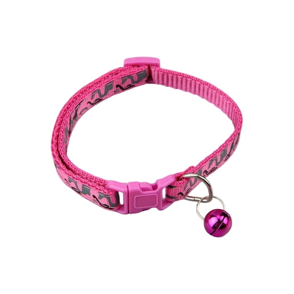 Cotton Breakaway Cat Collars with Bell Daisy Pendant Kitty Kitten Collars Black Blue Collar for Female Girl Cats Male Boy Cats