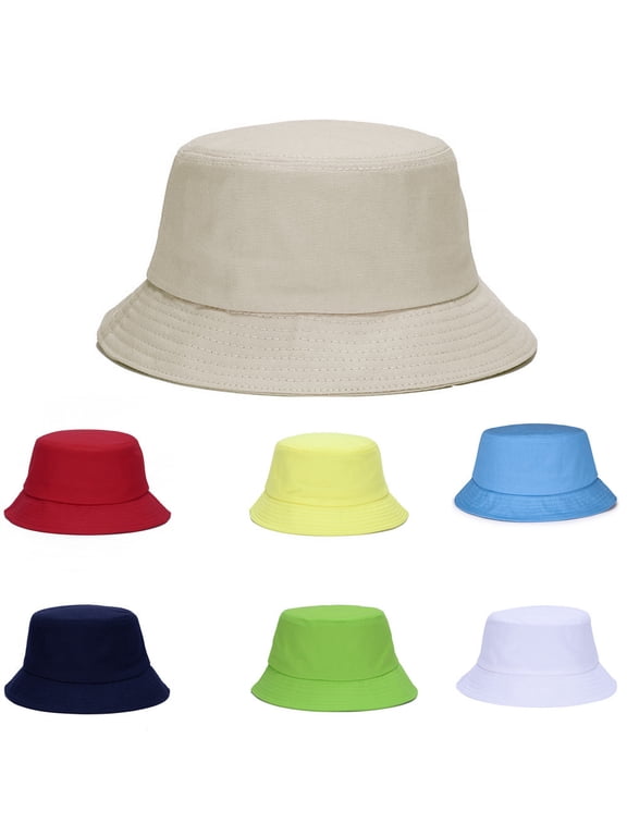 Cotton Bucket Hat for Men Wide Brim Sun Hat Outdoor Fishing Hiking Camping UV-Resistant Lightweight Shade Cap Breathable for All Outdoor Sports Green