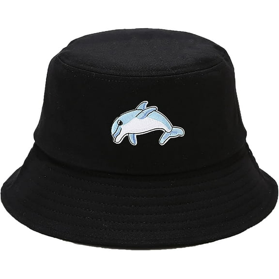 Cotton Bucket Hat Solid Color Beach Hat Summer Travel Sun Hats Fisherman Cap