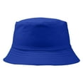 thumbnail image 1 of Cotton Bucket Hats Cotton Green Hat Bucket Hat For Summer Travel Beach Sun Hat,Blue Polyester Fisherman'S Hat M, 1 of 2
