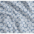 thumbnail image 1 of Cotton Cambric Fabric by Soimoi - Floral Pattern- 56" Wide Soft Breathable Fabric by 2 Yard for Kurtas, Linings, Blouses, Baby Clothes, Quilting - Blue, 1 of 6