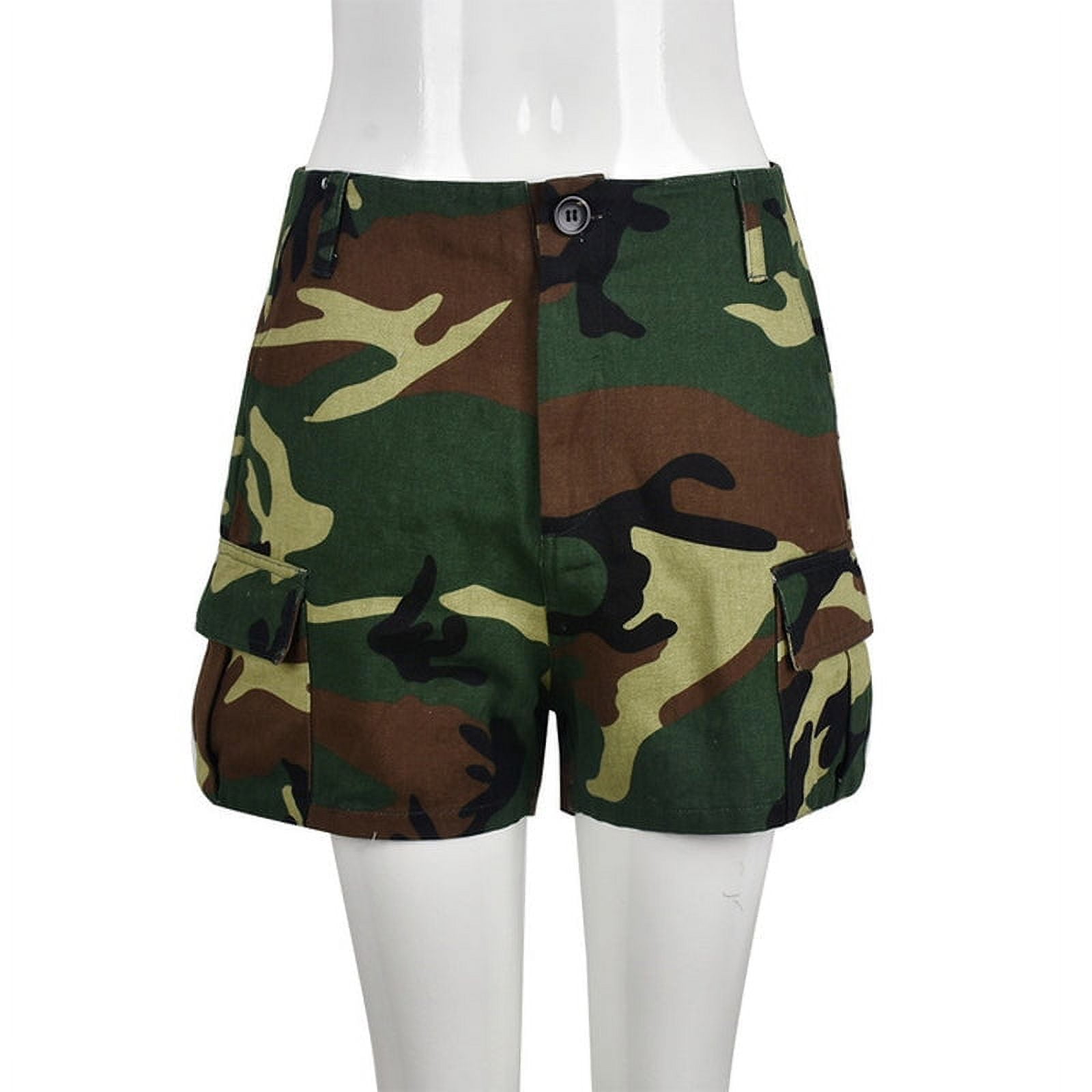 パンツ OLD SUMMER military cargo shorts camo 34 Mens Military Camouflage Cargo Camo Cargo Shorts Loose Fit