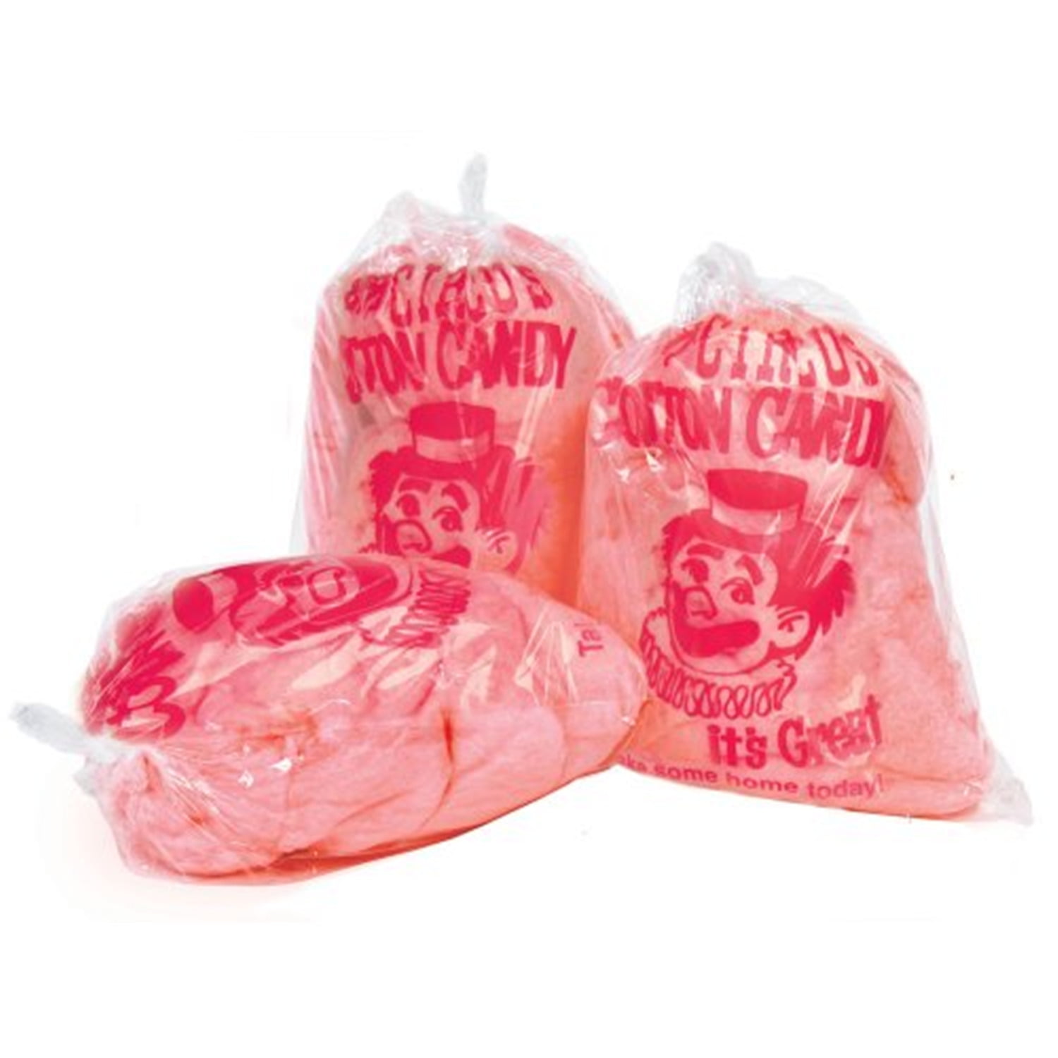 Cotton Candy Bags with imprint 1,000-Count Case