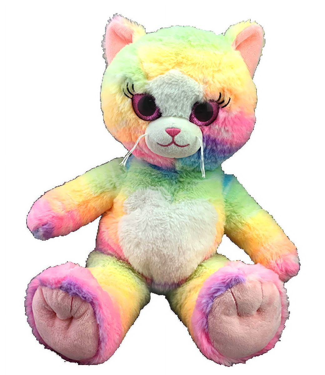 Cotton Candy Bear 16Inch Stuffed Animal with Policeman Outfit and