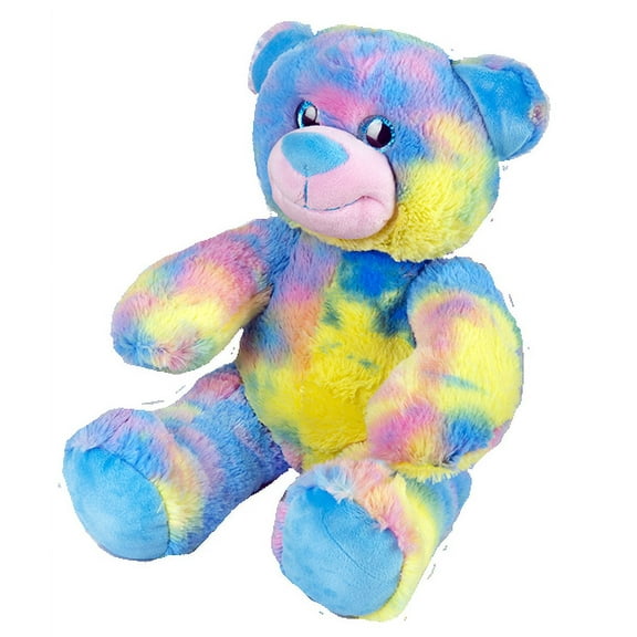 Cotton Candy Bear Plush 16 Inch Stuffed Teddy Soft Cuddly Toy for Gifts and Nursery Dcor