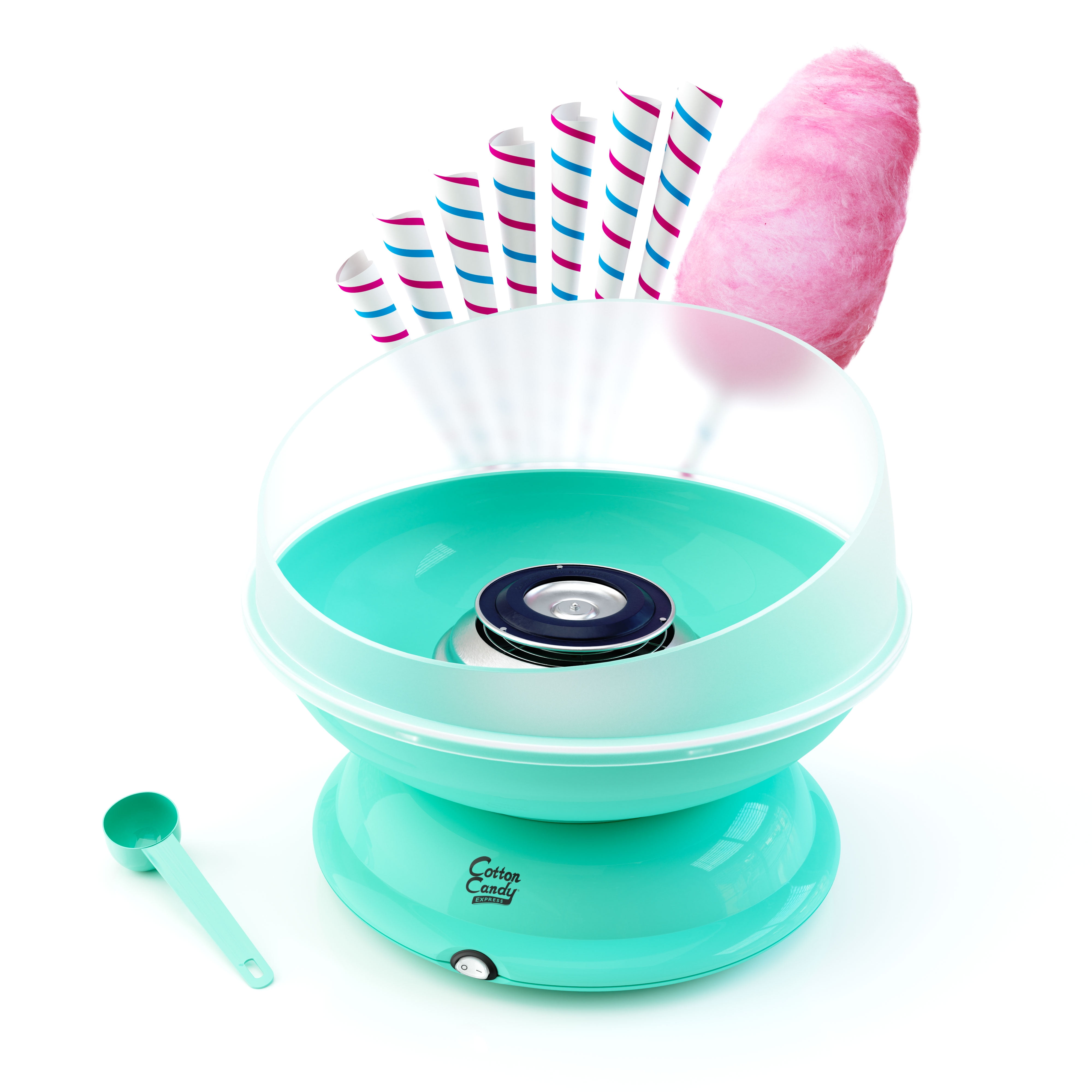 Cotton Candy Express BB1000 S Cotton Candy Machine Teal 4.65 lbs