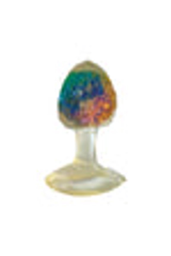 Joy Gems Topaz Silicone Anal Plug, Clear