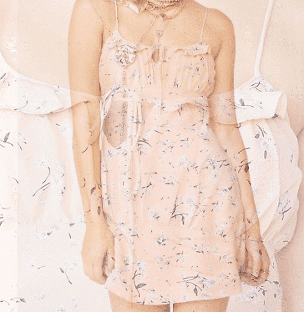 Cotton candy la floral dress 2025
