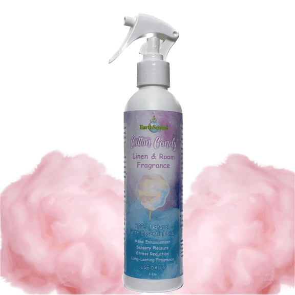 EarthSential Cotton Candy Scented Linen and Room Fragrance 8oz Spray Plant Based