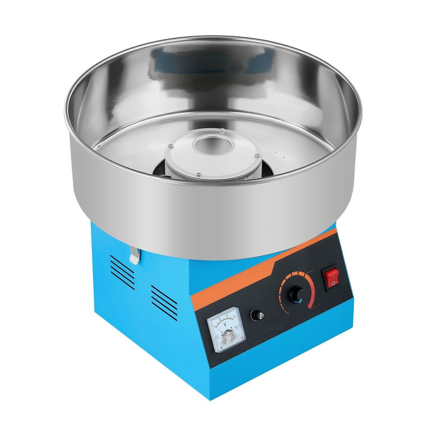 Cotton Candy Machine Commercial 1000W, Electric Candy Floss Maker with 15” Bowl & Scoop - for Home, Kids, Parties, Blue