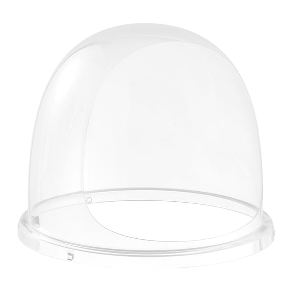 VEVOR Cotton Candy Machine Cover, Transparent Acrylic Dome Bubble Shield, Cotton Candy Machine Bubble Shield Compatible with 15inch Cottons Candies Machines Bowl for Party, Shops, Bottom Groove Desig