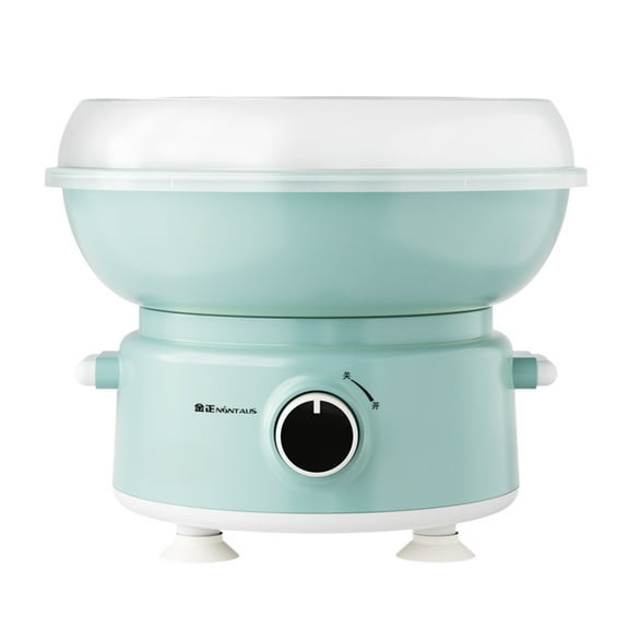 Cotton Candy Machine, Mini Cotton Candy Maker Machine for Kids with Sugar Scoop, Easy & Safe to Use, Blue Vintage Portable Candy Floss Maker for Birthday, Home, Party Gatherings, Christmas Gift