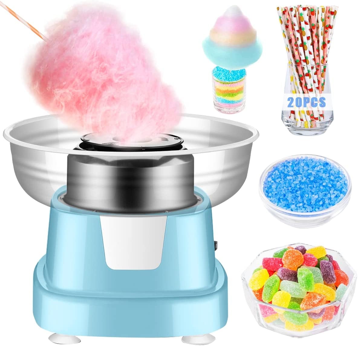 Cotton Candy Machine for Kids, Professional Cotton Candy Maker Machine