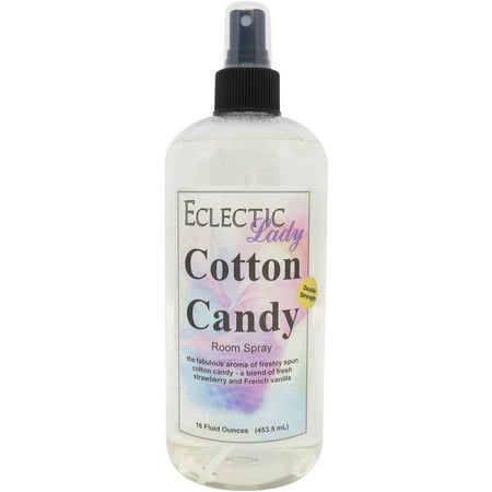 Cotton Candy Room Spray by Eclectic Lady (Double Strength), 16 Ounces, Fragrant Aromatic Room Mist For Home, Room, Office