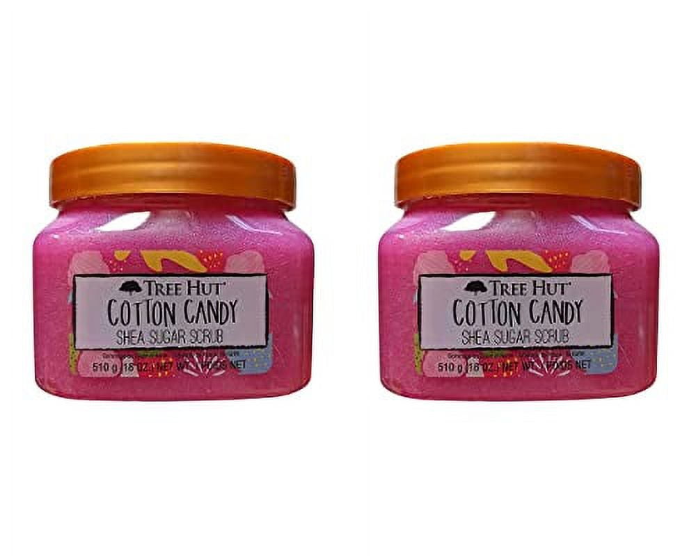 Cotton Candy Shea Sugar Scrub 18 Oz! Formulated With Real Sugar