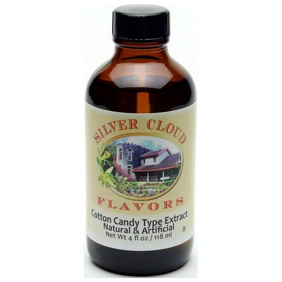 Cotton Candy Type Extract, Natural & Artificial - 4 fl. oz. glass bottle
