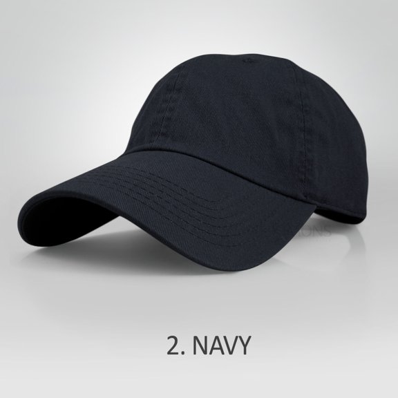 Cotton Cap Baseball Caps Hat Adjustable Polo Style Washed Plain Solid Dad PC