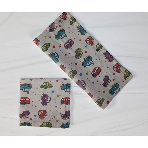Cotton Cars and Trucks Napkins 18"X18"