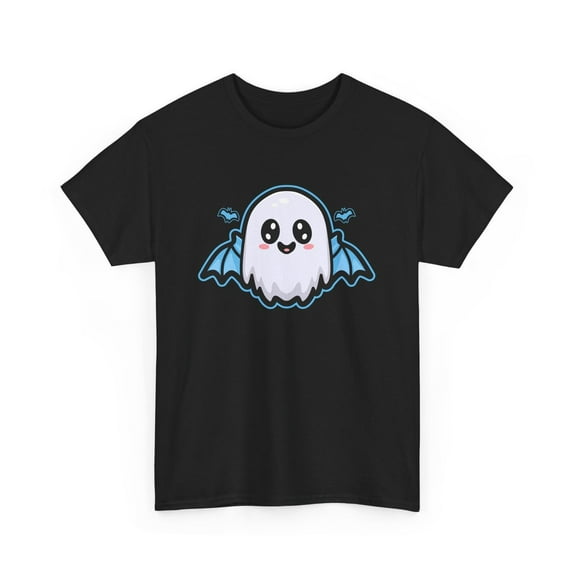 Cotton Casual Halloween Ghost Power Graphic Tee T Shirt Top Spooky Haunted Design Black S-5XL