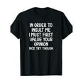 thumbnail image 1 of Cotton Casual Humorous Slogan Graphic Tee T Shirt Top Relaxed Soft Breathable Regular Fit Black S-5XL, 1 of 5