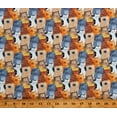 thumbnail image 1 of Cotton Cats Animals Pets Purranoia Multi-Color Cotton Fabric Print by the Yard (1915-33), 1 of 1