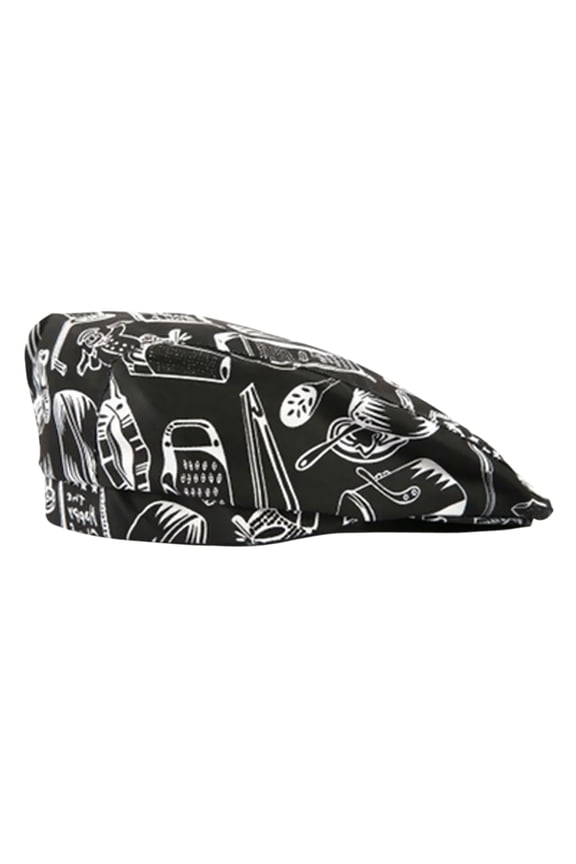 Cotton Chef Hat Cotton Hat Golf Cafe Bar Dinnerware Print