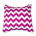 thumbnail image 1 of Cotton Chevron Decorative Throw Pillow/Sham Cushion Cover Fuchsia, 1 of 2