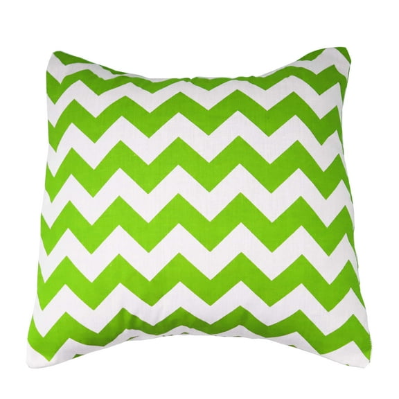 Cotton Chevron Decorative Throw Pillow/Sham Cushion Cover Lime
