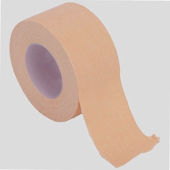 Cotton Cloth Self Adhesive Tape, Adhesive Bandage Skin Color Breathable Tape for Wound Dressing Care Sports (Skin color 2.5cm*5m (1 roll))
