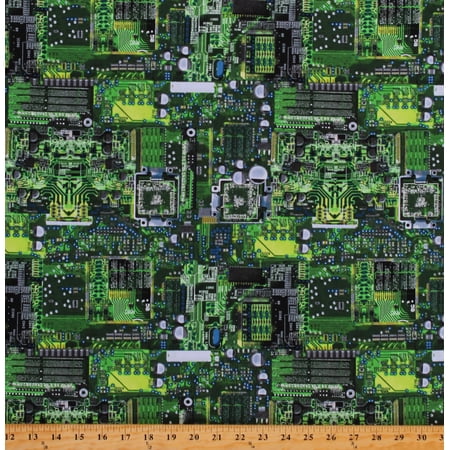 Cotton Computer Technology Digital Cotton Fabric Print by the Yard (GAIL-C8326)