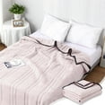 thumbnail image 1 of Cotton Cooling Blanket for Hot Sleepers - Double Sided Cold Effect Comforter for Night Sweats, All-Season Breathable Bedding for Summer, Machine Washable, Twin/Full Sizes, 1 of 6