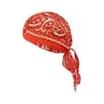 thumbnail image 1 of Cotton Cooling Skull Cap Du Rag Motorcycle Biker Head Wrap Do Doo Bandana Hat, 1 of 3