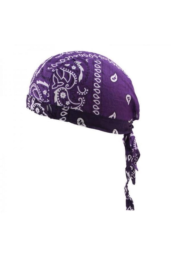 Cotton Cooling Skull Cap Du Rag Motorcycle Biker Head Wrap Do Doo Bandana Hat