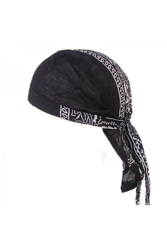 Cotton Cooling Skull Cap Du Rag Motorcycle Biker Head Wrap Do Doo Bandana Hat