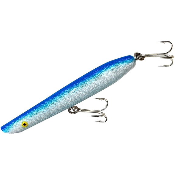 Cotton Cordell 7" Pencil Popper 2 oz Fishing Lure - Pearl Blue