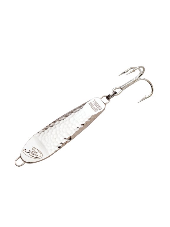 C.C. Spoon Sinker Chrome Fishing Lure 3 Inch 3/4 Ounce